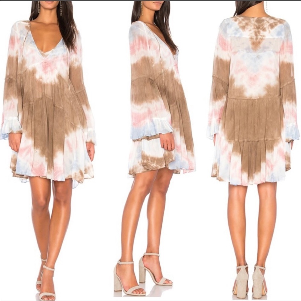 YFB Tie Dyed Rosa Ruffle Dress - Picture 5 of 15
